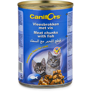 410 g Canifors meat chunks with fish